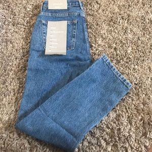 Everlane “The 90’s Cheeky Jean” blue jeans
